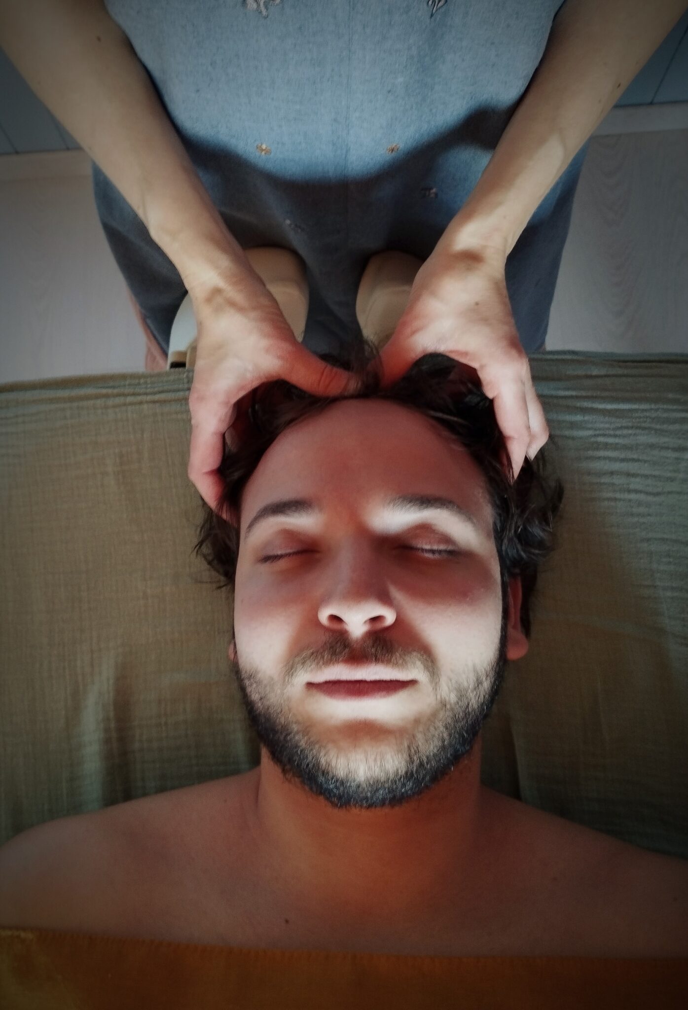 Massage de la tête